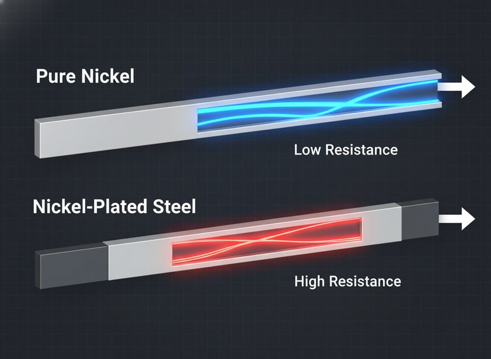 Pure Nickel vs. Nickel Plated Steel